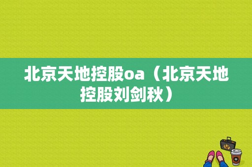 北京天地控股oa（北京天地控股刘剑秋）