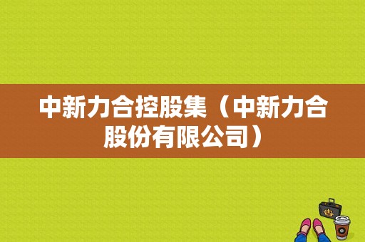 中新力合控股集（中新力合股份有限公司）