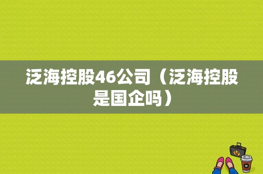 泛海控股46公司（泛海控股是国企吗）