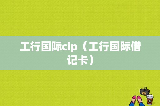 工行国际cip（工行国际借记卡）