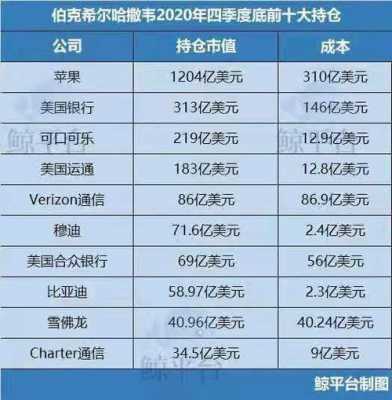 巴菲特控股的公司名单的简单介绍-图2