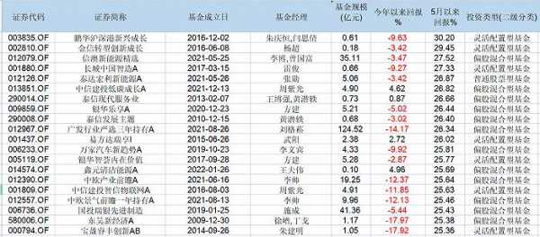 关于权益类基金持股明细的信息