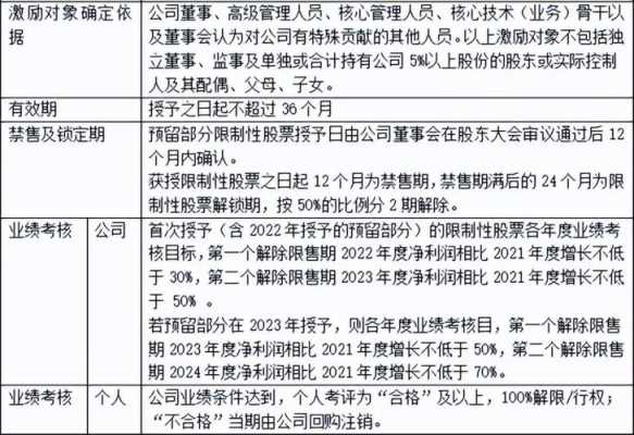 员工持股限售期（员工持股和限制性股票）-图3