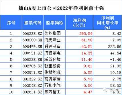 佛山帮持股名单（a股佛山帮）-图3