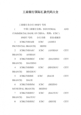 工行组合业务（工行业务代码）