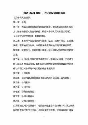 公司章程控股子公司（公司章程控股子公司怎么办）-图3