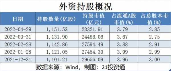 外资持股达81%（外资持股达到7亿股的科技公司）