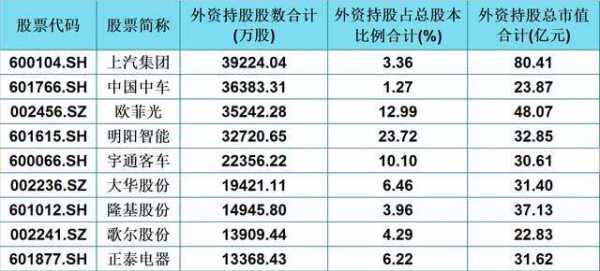 外资持股达81%（外资持股达到7亿股的科技公司）-图3