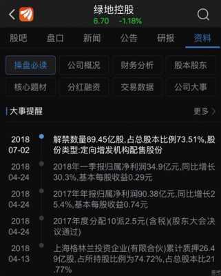 绿地控股解禁资料（绿地控股解禁资料公示）-图2