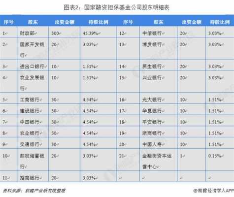 担保公司持股（担保公司持股比例规定）-图3